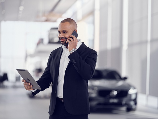 Man speaking on the phone